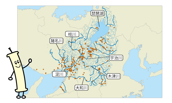 調査地点分布図