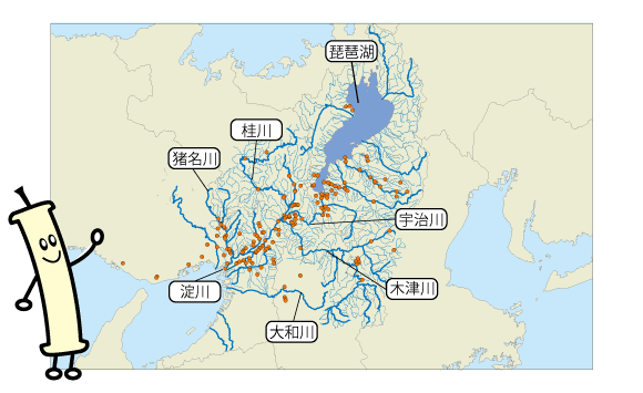 調査地点分布図