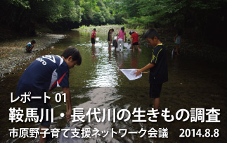 レポート1鞍馬川・長代川の生きもの調査